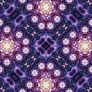 Kusursuz soyut desen. Karmaşık örgülü desen. Soyut kaleydoskop arkaplanı.