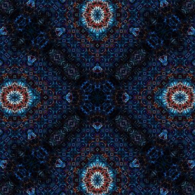 Kusursuz soyut desen. Karmaşık örgülü desen. Soyut kaleydoskop arkaplanı.