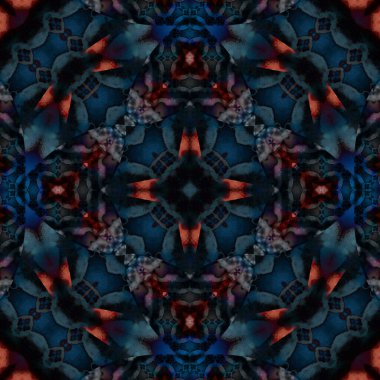 Kusursuz soyut desen. Karmaşık örgülü desen. Soyut kaleydoskop arkaplanı.