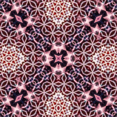 Kusursuz soyut desen. Karmaşık örgülü desen. Soyut kaleydoskop arkaplanı.