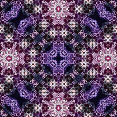 Kusursuz soyut desen. Karmaşık örgülü desen. Soyut kaleydoskop arkaplanı.