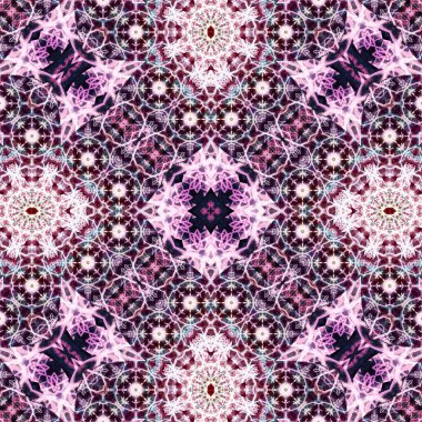 Kusursuz soyut desen. Karmaşık örgülü desen. Soyut kaleydoskop arkaplanı.