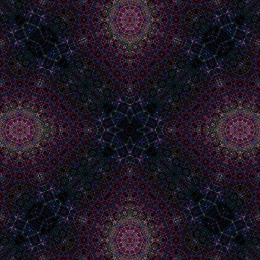 Kusursuz soyut desen. Karmaşık örgülü desen. Soyut kaleydoskop arkaplanı.