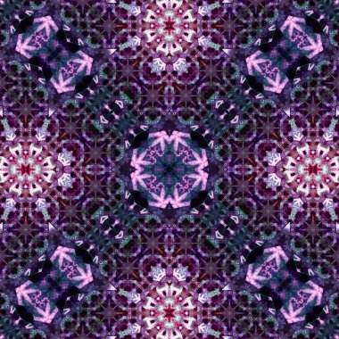 Kusursuz soyut desen. Karmaşık örgülü desen. Soyut kaleydoskop arkaplanı.