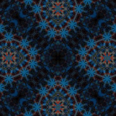 Kusursuz soyut desen. Karmaşık örgülü desen. Soyut kaleydoskop arkaplanı.