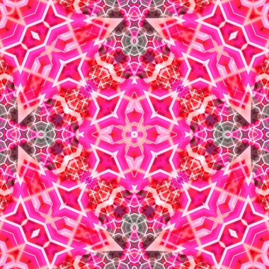 Kusursuz soyut desen. Karmaşık örgülü desen. Soyut kaleydoskop arkaplanı.