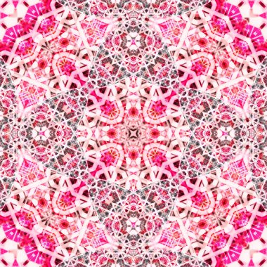 Kusursuz soyut desen. Karmaşık örgülü desen. Soyut kaleydoskop arkaplanı.