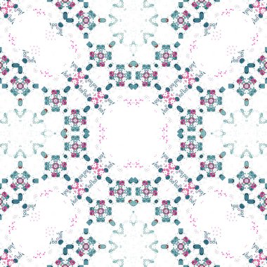 Kusursuz soyut desen. Karmaşık örgülü desen. Soyut kaleydoskop arkaplanı.