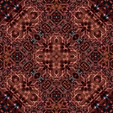 Kusursuz soyut desen. Karmaşık örgülü desen. Soyut kaleydoskop arkaplanı.