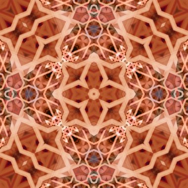 Kusursuz soyut desen. Karmaşık örgülü desen. Soyut kaleydoskop arkaplanı.