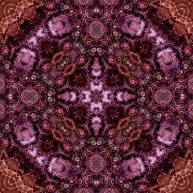 Kusursuz soyut desen. Karmaşık örgülü desen. Soyut kaleydoskop arkaplanı.