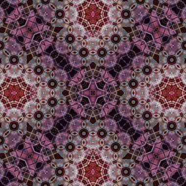 Kusursuz soyut desen. Karmaşık örgülü desen. Soyut kaleydoskop arkaplanı.