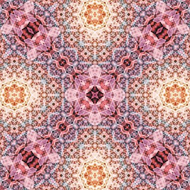 Kusursuz soyut desen. Karmaşık örgülü desen. Soyut kaleydoskop arkaplanı.