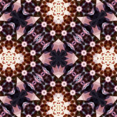 Kusursuz soyut desen. Karmaşık örgülü desen. Soyut kaleydoskop arkaplanı.