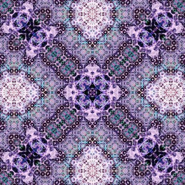 Kusursuz soyut desen. Karmaşık örgülü desen. Soyut kaleydoskop arkaplanı.