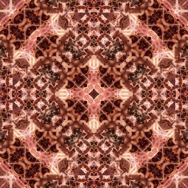 Kusursuz soyut desen. Karmaşık örgülü desen. Soyut kaleydoskop arkaplanı.