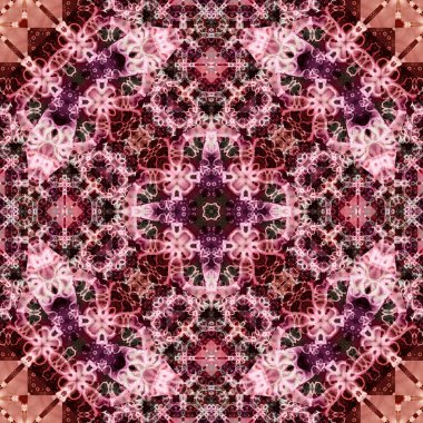 Kusursuz soyut desen. Karmaşık örgülü desen. Soyut kaleydoskop arkaplanı.