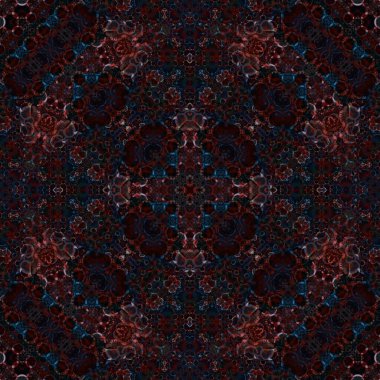Kusursuz soyut desen. Karmaşık örgülü desen. Soyut kaleydoskop arkaplanı.