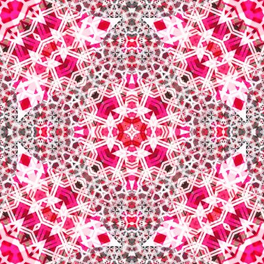 Kusursuz soyut desen. Karmaşık örgülü desen. Soyut kaleydoskop arkaplanı.