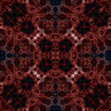 Kusursuz soyut desen. Karmaşık örgülü desen. Soyut kaleydoskop arkaplanı.