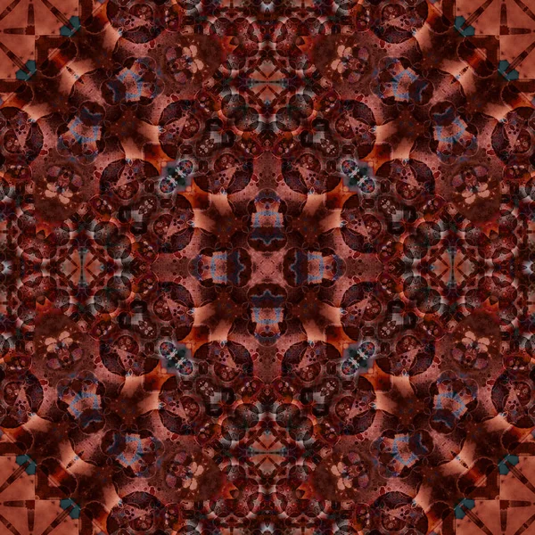Kusursuz soyut desen. Karmaşık örgülü desen. Soyut kaleydoskop arkaplanı.