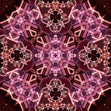 Kusursuz soyut desen. Karmaşık örgülü desen. Soyut kaleydoskop arkaplanı.