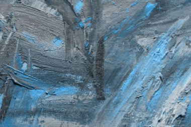 Sonbahar trendi Mavi Haze. Mavi Haze rengi. Mavi Haze. Mavi Haze dokusu. Sanat dokusu. Mavi doku. Büyük fırça darbesi dokusu. Sanat geçmişi. Sanatçı paleti