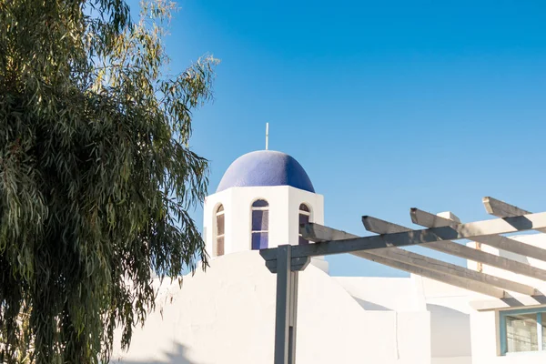 Typical Santorini Church Greece Cyclades — Stock Photo, Image