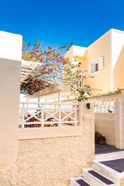 Typische Architektur Auf Der Insel Santorini Griechenland Kykladen — Stockfoto