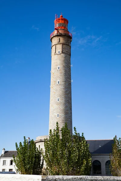 Le phare de Goulphar de la célèbre île de Belle Ile en Mer — Photo