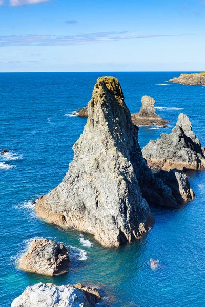 Die berühmten Orte der Insel belle ile en mer, Nadeln des por — Stockfoto