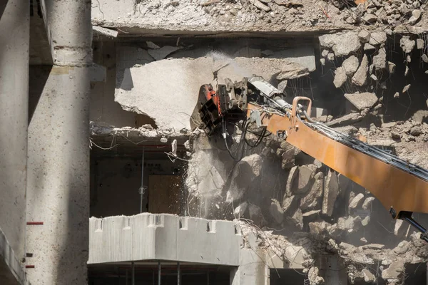 Demolition site of a building — Stock Photo, Image