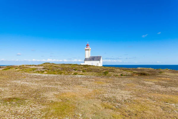 Phare Poulains Célèbre Île Belle Ile Mer France — Photo