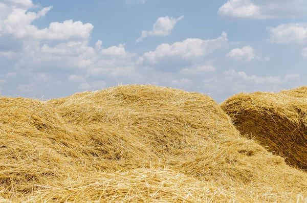 Hay Straw Clouds — Stock Photo, Image