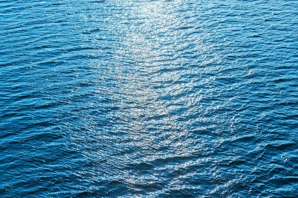 Letecký Pohled Modrou Vodu Odrazy — Stock fotografie