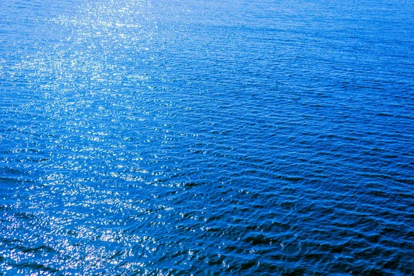 Blauw Water Achtergrond Textuur Vanuit Lucht Bekeken — Stockfoto