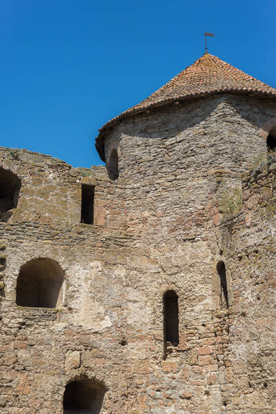 Akkerman (Bilhorod-Dnistrovskyi) fortress in Ukraine. Medieval castle.