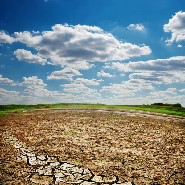 Céu Dramático Fechamento Deserto Foco Suave Parte Inferior Imagem — Fotografia de Stock