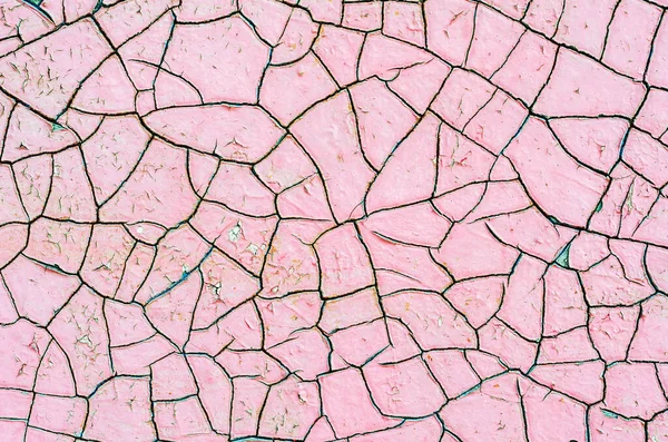 Cracked Pink Abstract Texture Background — Stock Photo, Image