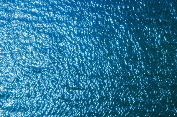 Fond Eau Bleu Avec Reflets — Photo