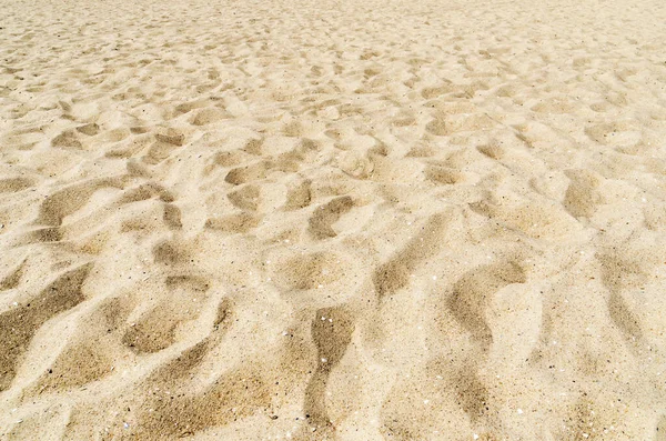 Areia Fechar Praia Como Fundo Textura — Fotografia de Stock