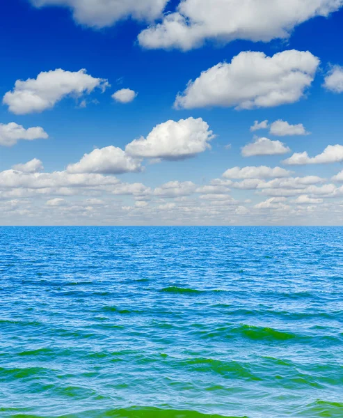 Blue Sky Clouds Sea — Stock Photo, Image