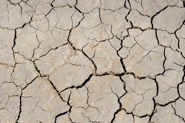 Torka Jord Närbild Som Texturerad Bakgrund — Stockfoto