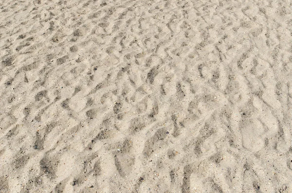 Sabbia Sulla Spiaggia Come Sfondo Strutturato — Foto Stock
