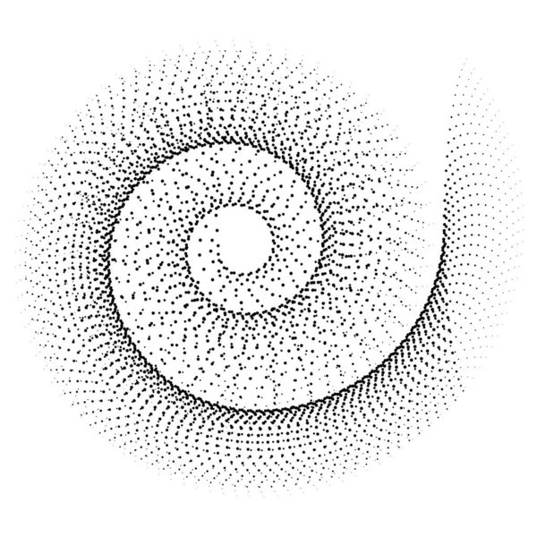 带半色调圆点的矢量背景 创意几何图案 — 图库矢量图片