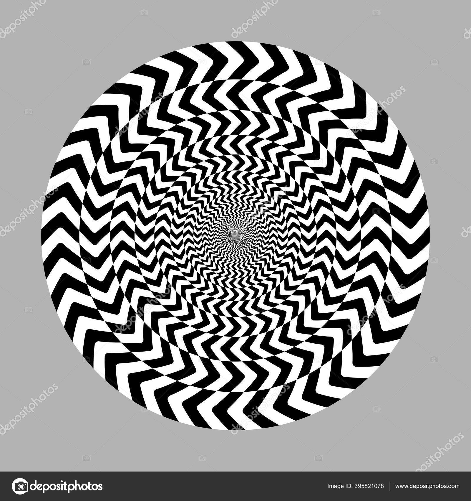 幾何学的光学的錯覚 白と黒の円のパターン ストックベクター ©mycola_adams 395821078, image size:1600x1700