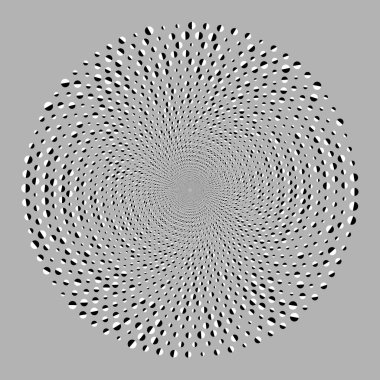 Yarım ton daire çerçeve, soyut noktalar logo amblem tasarım unsuru herhangi bir proje için. Kenar simgesini yuvarla. Vektör EPS10 illüstrasyonu. Soyut noktalı vektör arkaplanı.