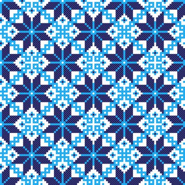 İşlemeli eski el yapımı çapraz dikişli etnik Ukrayna deseni. Süslü Ukrayna havlusu. Vektör olarak Rushnyk biçimi