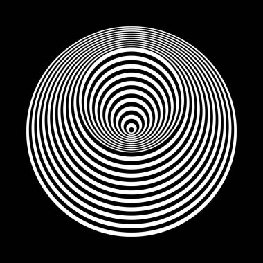 Konsantrik çizgiler sanat. soyut şekiller arkaplan