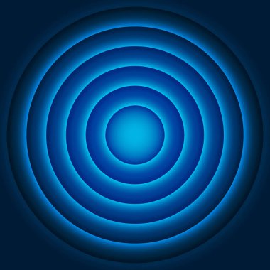 eğimli mavi soyut yuvarlak.